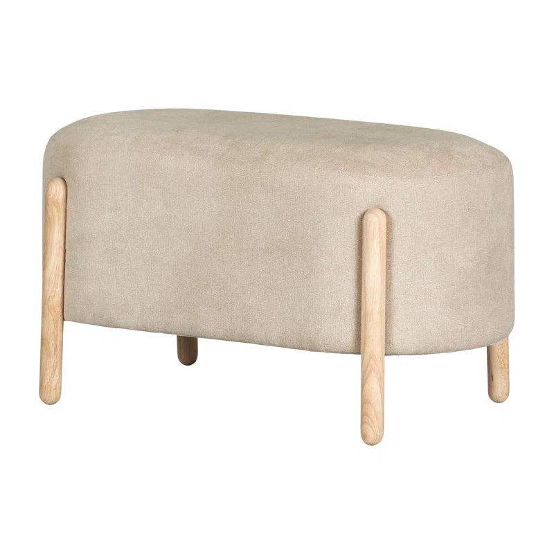 Lakkertate Polyester Blend Upholstered Bench - Wooden Bazar
