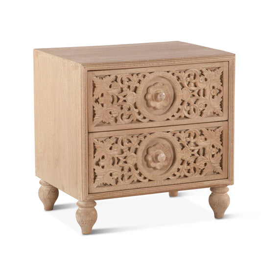 Falguni Bed Side Table - Wooden bazar