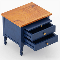 Sider Bed Side Table - Wooden Bazar