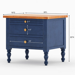 Sider Bed Side Table - Wooden Bazar