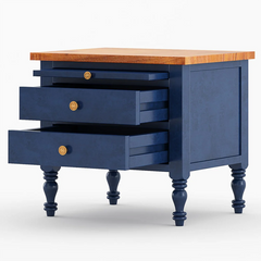 Sider Bed Side Table - Wooden Bazar