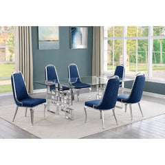 Erish New 6 Seater Double Pedestal Dining Set | Home Interior