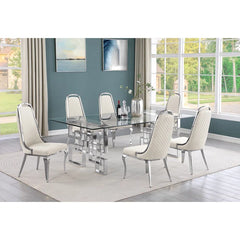 Erish New 6 Seater Double Pedestal Dining Set | Home Interior