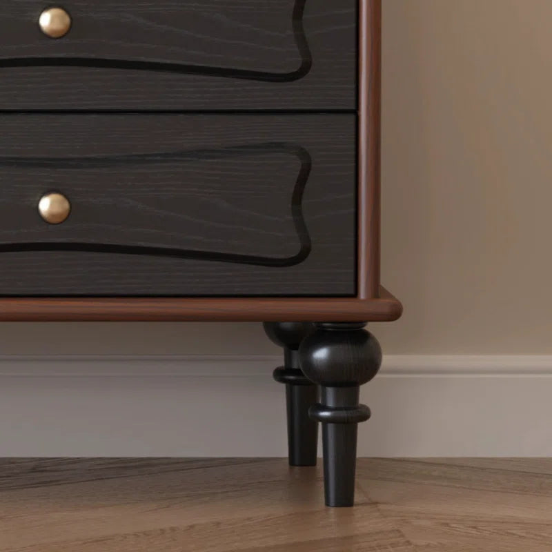 Retro Light Luxury Dresser - Wooden Bazar