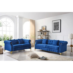 Frottenz 2 - Piece Velvet Living Room Set Luxury SofaSet