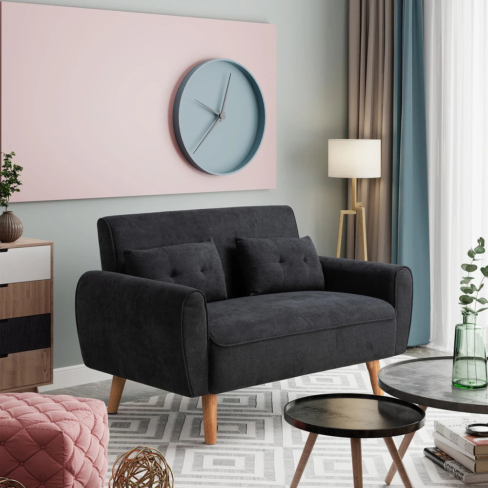 Modern Loveseat Sofa - Wooden bazar