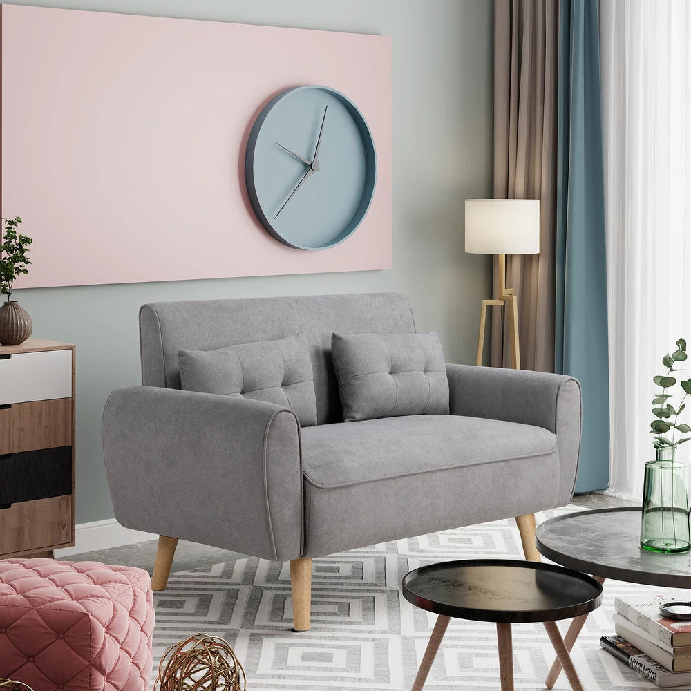 Modern Loveseat Sofa - Wooden bazar