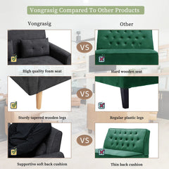 Modern Loveseat Sofa - Wooden bazar