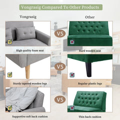Modern Loveseat Sofa - Wooden bazar