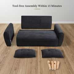 Modern Loveseat Sofa - Wooden bazar