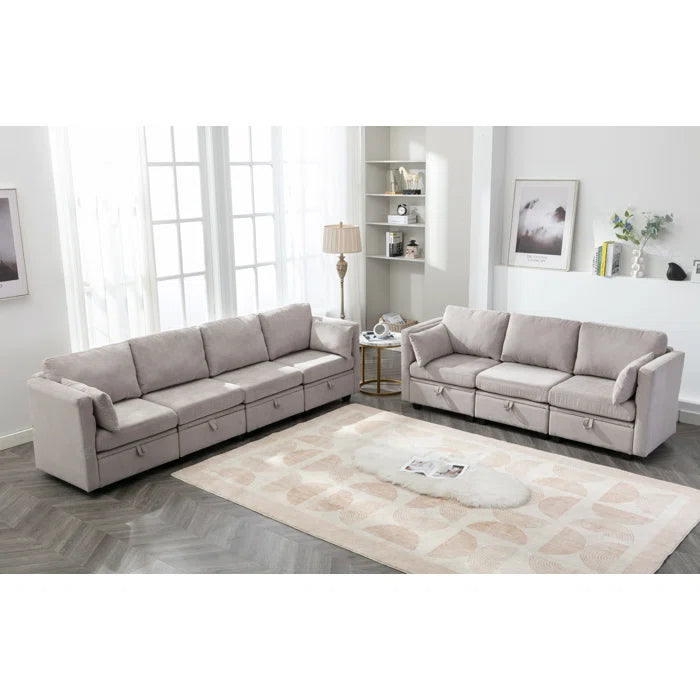 Gansetto 2 - Piece Living Room Luxury Sofa Set