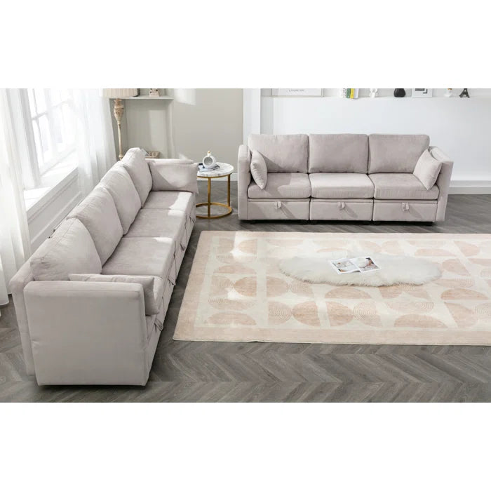 Gansetto 2 - Piece Living Room Luxury Sofa Set