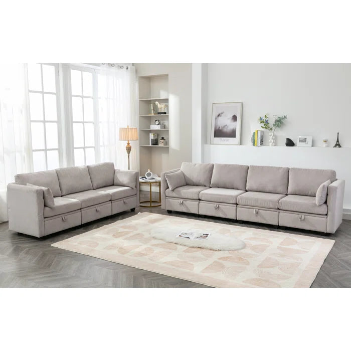 Gansetto 2 - Piece Living Room Luxury Sofa Set