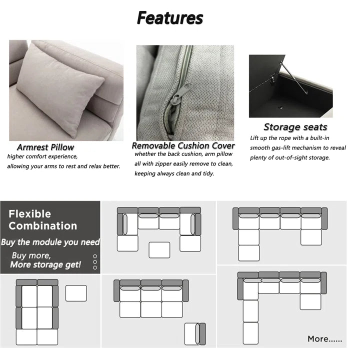 Gansetto 2 - Piece Living Room Luxury Sofa Set