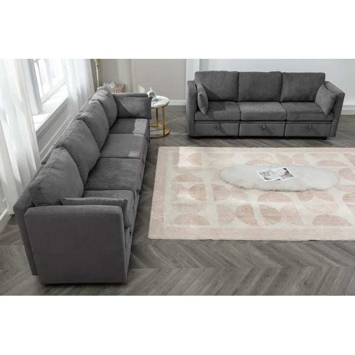 Gansetto 2 - Piece Living Room Luxury Sofa Set