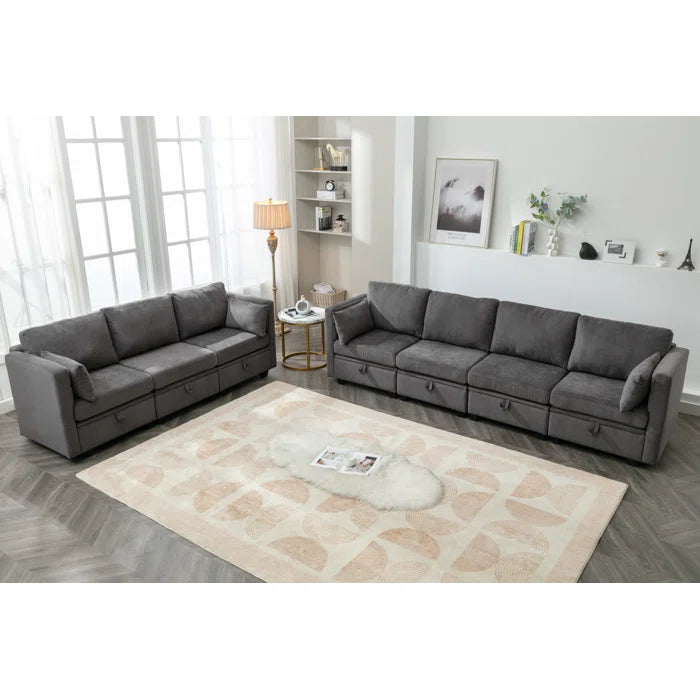 Gansetto 2 - Piece Living Room Luxury Sofa Set