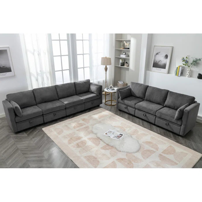 Gansetto 2 - Piece Living Room Luxury Sofa Set