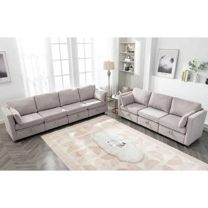 Gansetto 2 - Piece Living Room Luxury Sofa Set