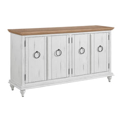 Ergert Solid Wood 65" TV Stand Console - Wooden bazar