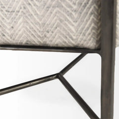 Carbolite Polyester Blend Upholstered Bench