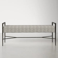 Carbolite Polyester Blend Upholstered Bench