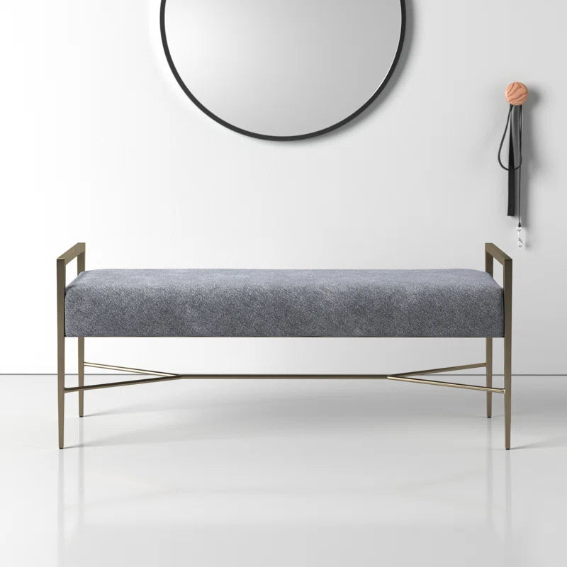 Carbolite Polyester Blend Upholstered Bench