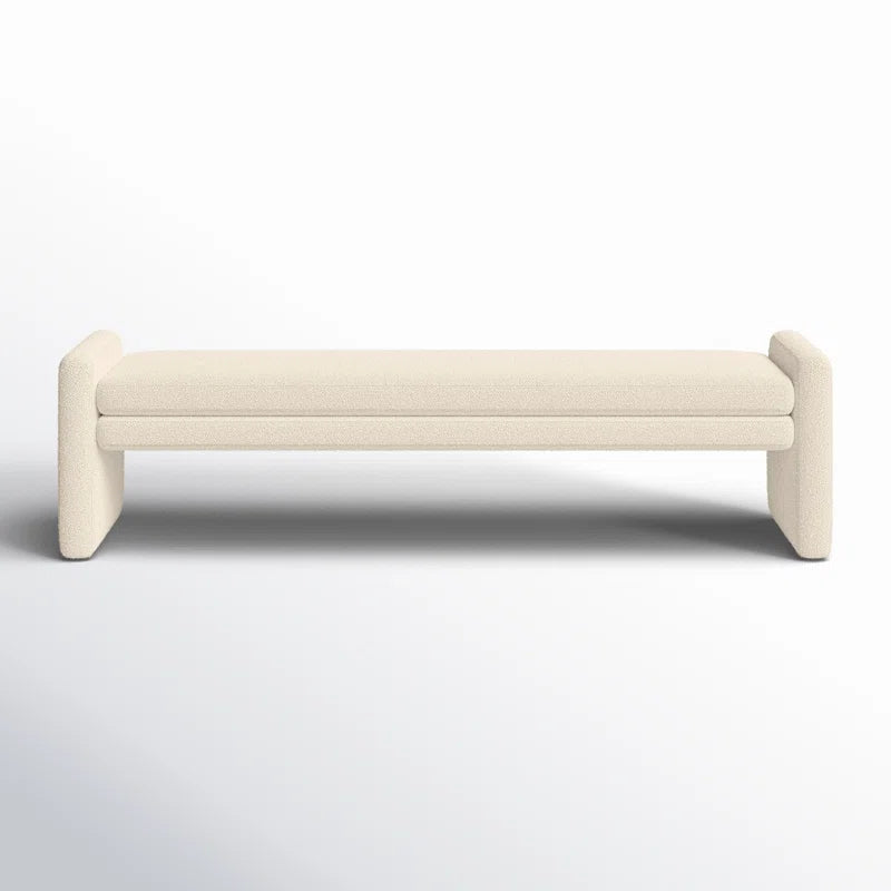 Jakwich Modern Boucle Bench - Wooden Bazar