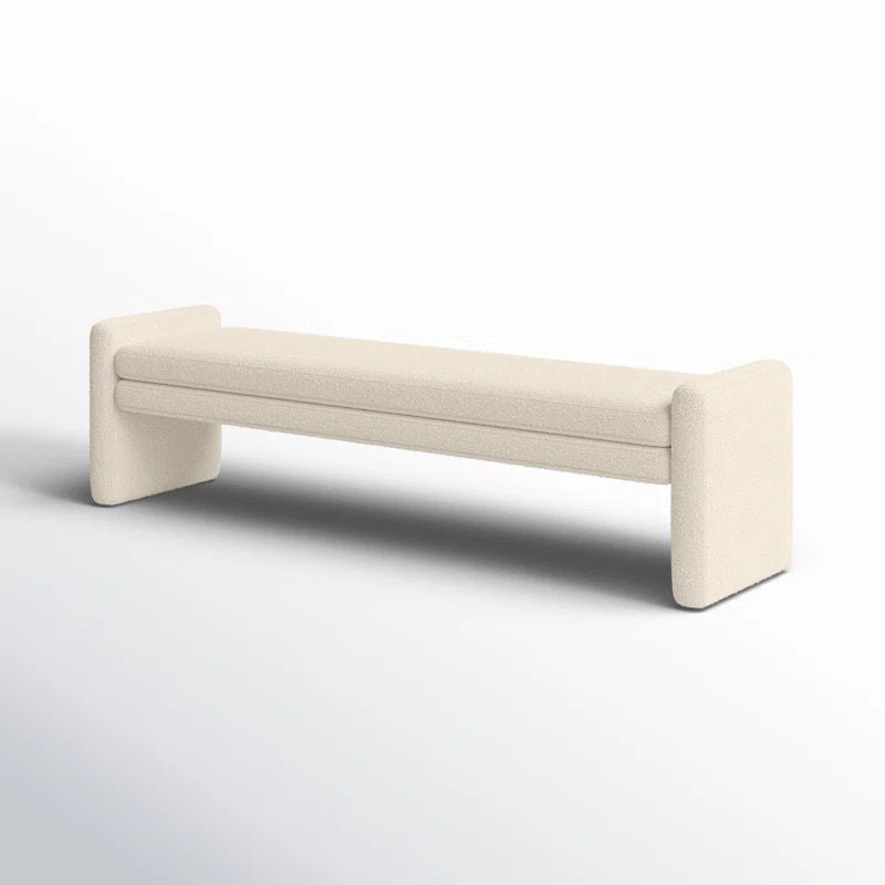 Jakwich Modern Boucle Bench - Wooden Bazar