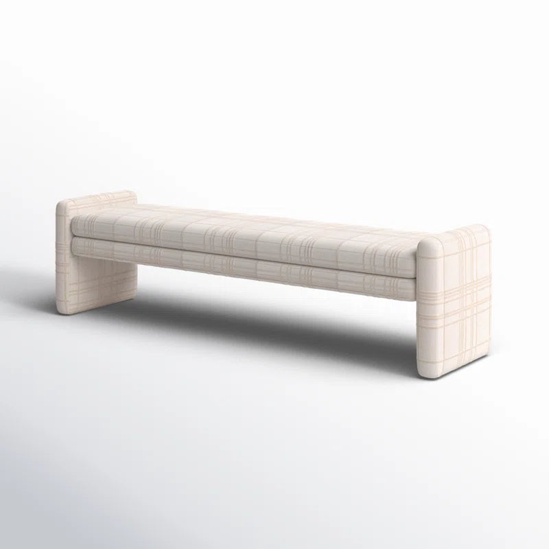 Jakwich Modern Boucle Bench - Wooden Bazar