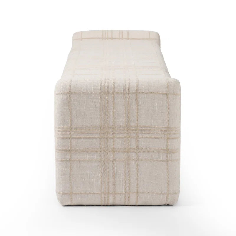 Jakwich Modern Boucle Bench - Wooden Bazar