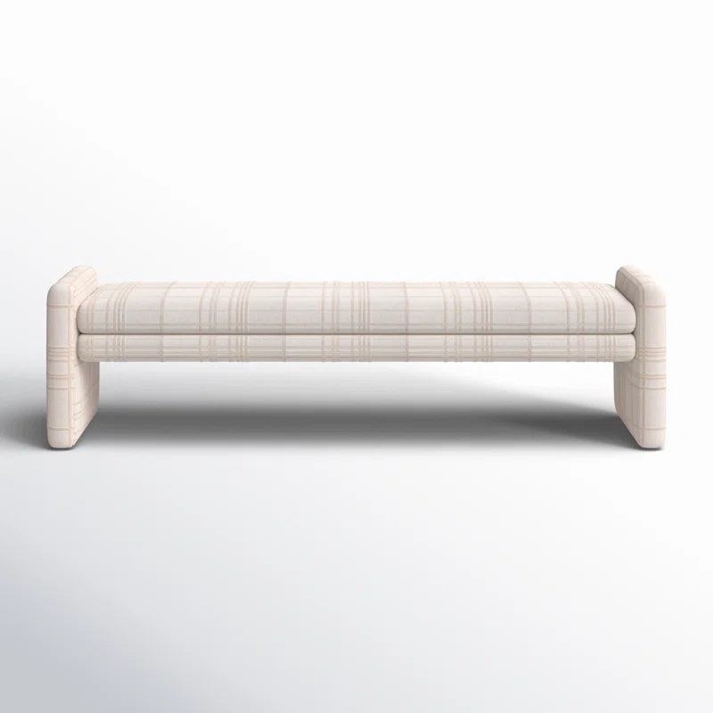 Jakwich Modern Boucle Bench - Wooden Bazar