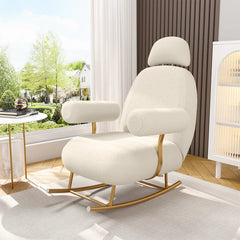 Xaaslio Stylish Arm Rocking Chair - Wooden bazar