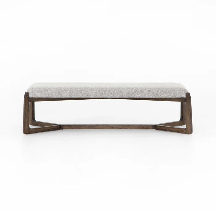 Kanstered Upholstered Bench for Modern Living - Wooden Bazar