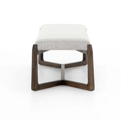 Kanstered Upholstered Bench for Modern Living - Wooden Bazar