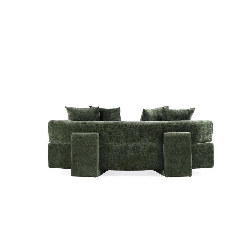 Giovedic 2-Piece Modern Chenille 112" Sofa and 90.6" Luxury Sofa Set