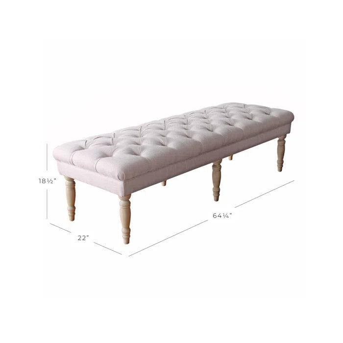 Kenpor Upholstered Bench - Wooden Bazar