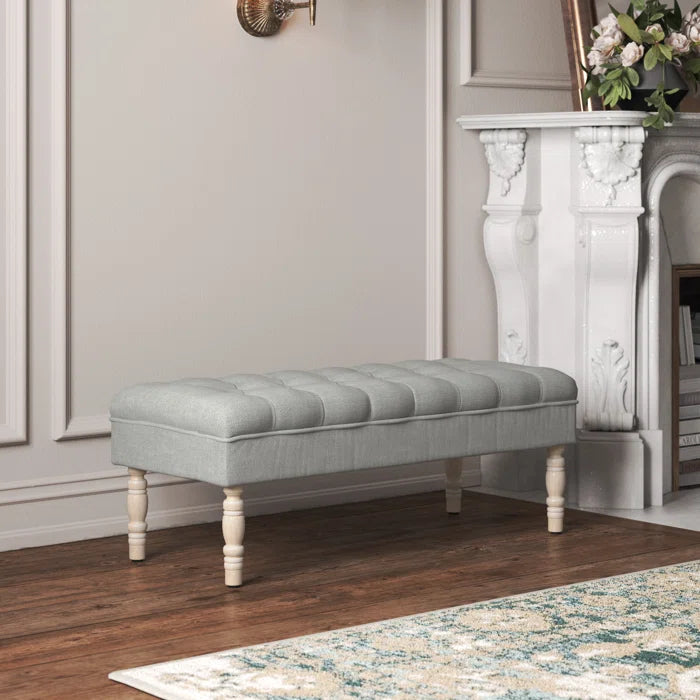 Kenpor Upholstered Bench - Wooden Bazar