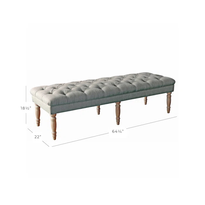 Kenpor Upholstered Bench - Wooden Bazar