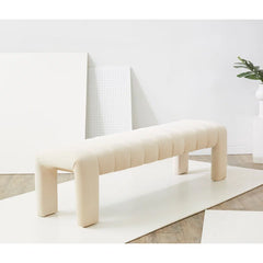 Salinoster Upholstered Bench - Wooden Bazar
