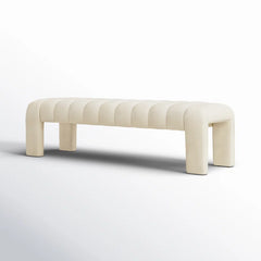 Salinoster Upholstered Bench - Wooden Bazar