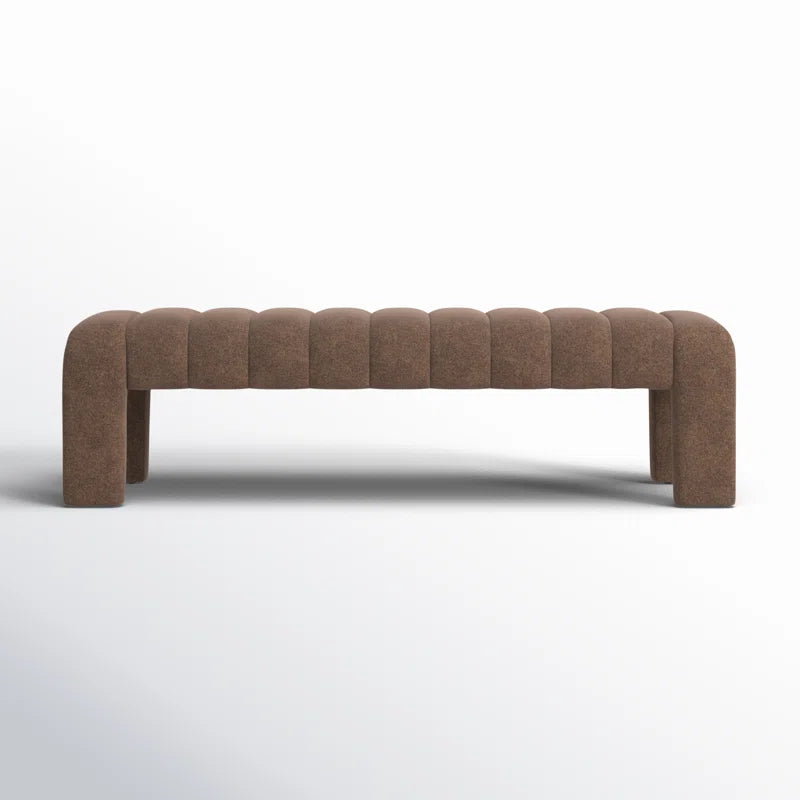 Salinoster Upholstered Bench - Wooden Bazar