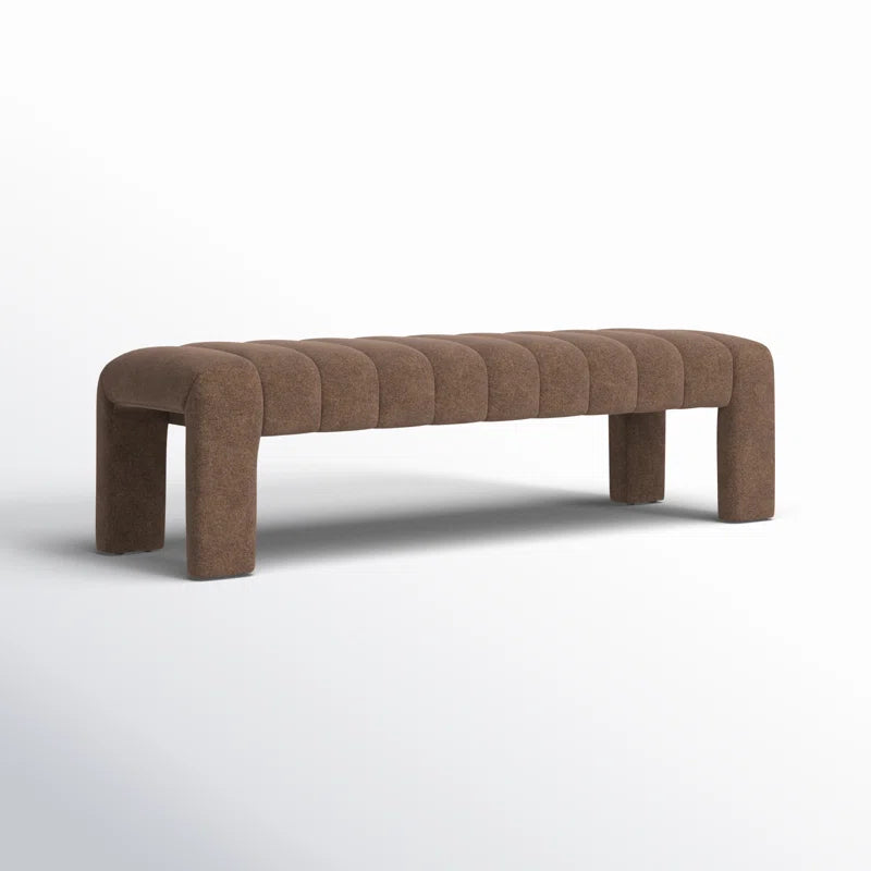 Salinoster Upholstered Bench - Wooden Bazar