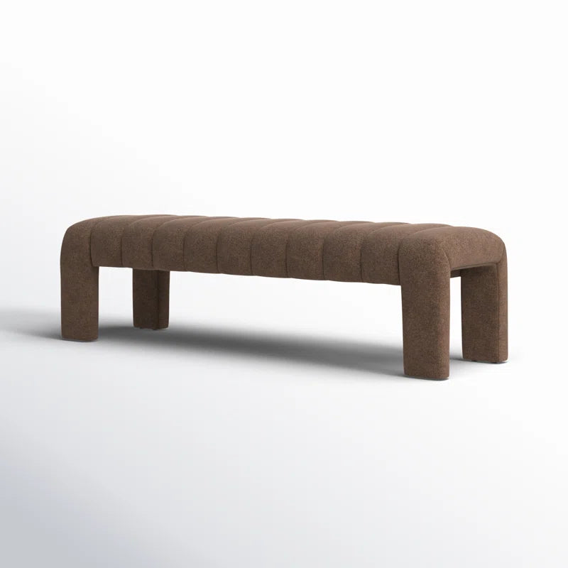 Salinoster Upholstered Bench - Wooden Bazar