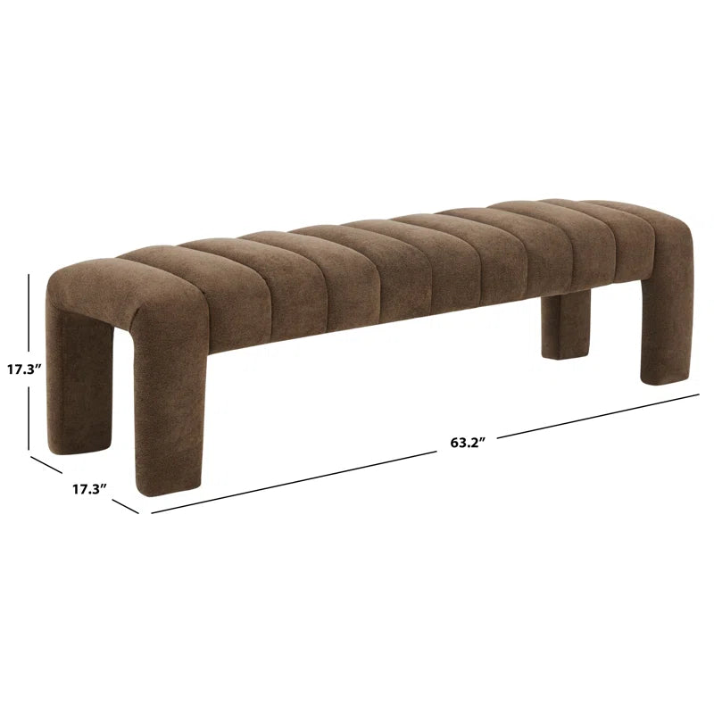Salinoster Upholstered Bench - Wooden Bazar