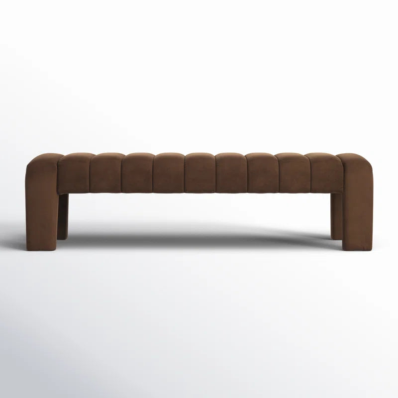 Salinoster Upholstered Bench - Wooden Bazar