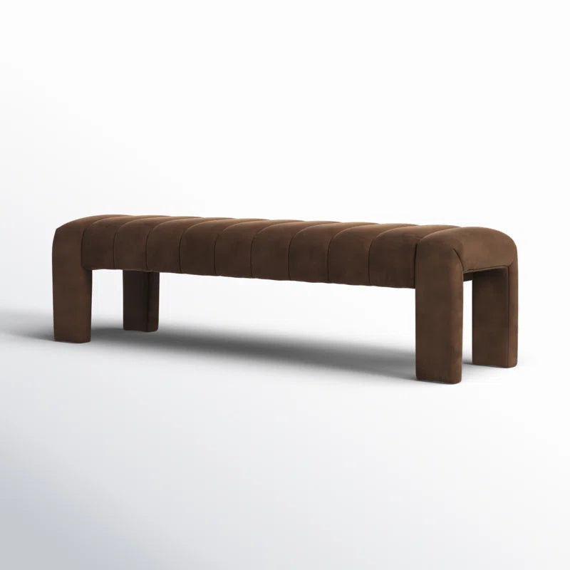 Salinoster Upholstered Bench - Wooden Bazar