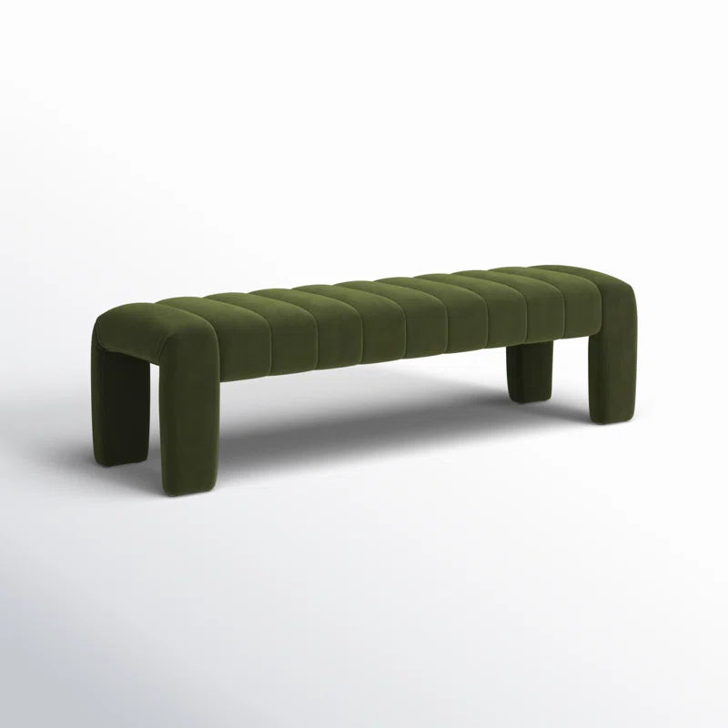 Salinoster Upholstered Bench - Wooden Bazar