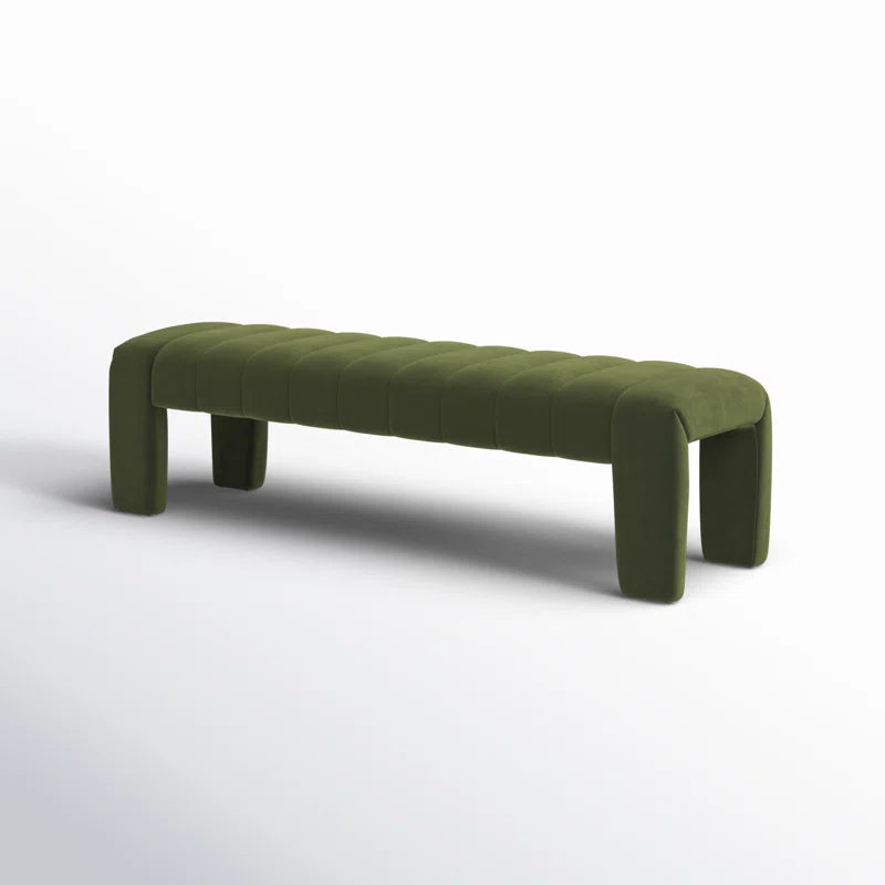 Salinoster Upholstered Bench - Wooden Bazar