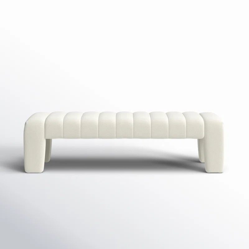 Salinoster Upholstered Bench - Wooden Bazar