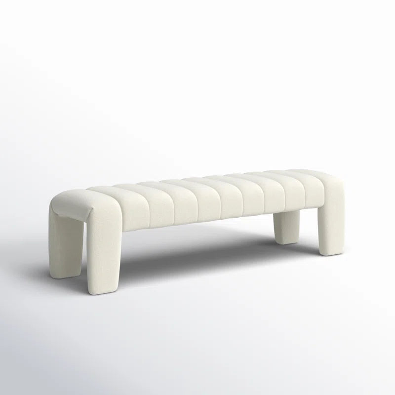 Salinoster Upholstered Bench - Wooden Bazar